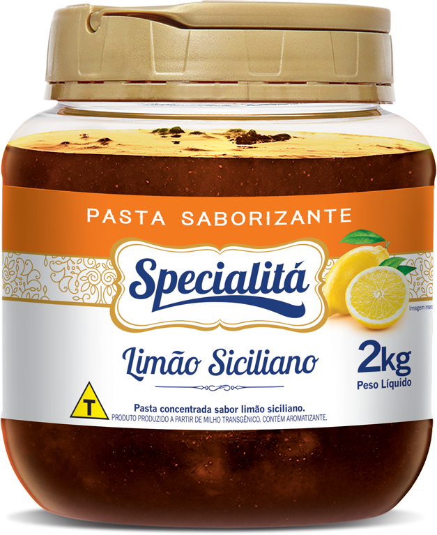 Pasta Saborizante Limão Siciliano - Specialitá  Matérias-primas para  gelados de alto valor agregado